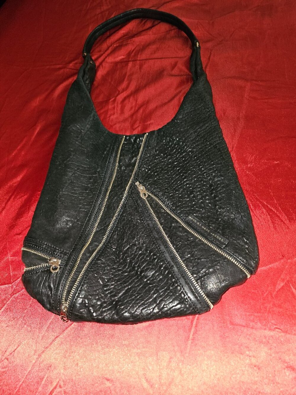 Marc by Marc Jacob's Black Lamb Leather Hobo Bag - Excellent Condition